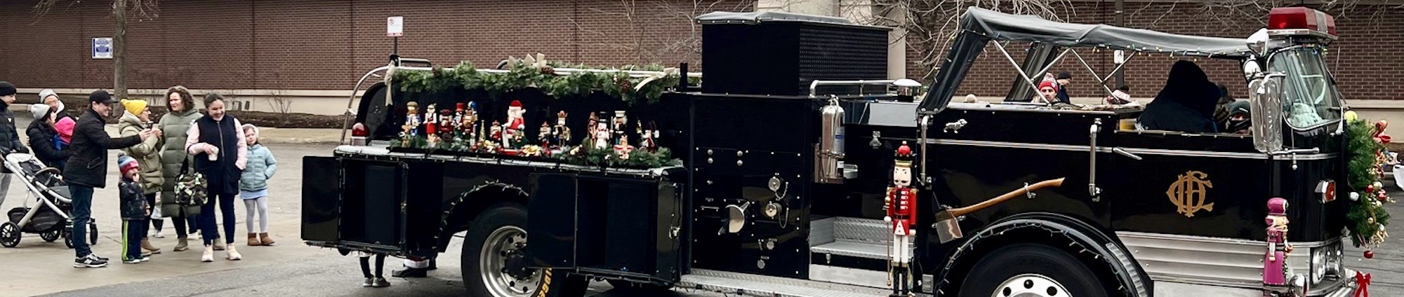 Santa on a Firetruck Events Photo